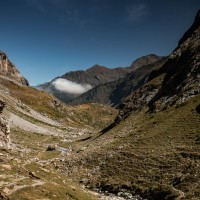 Chemin vers le cirque d'Estaubé