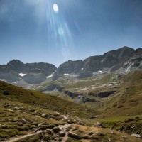 Juste avant l'arrivée au Pla d'Ailhet.