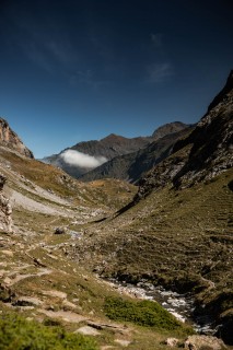 Chemin vers le cirque d'Estaubé