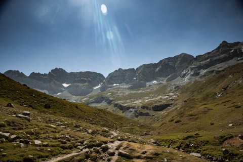 Juste avant l'arrivée au Pla d'Ailhet.