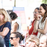 Public de la table ronde Ben Mazué et François Gabart @ Maison des Francofolies